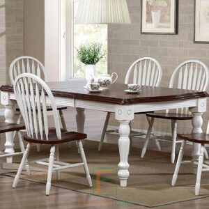 Set Meja Makan Minimalis Merak Kaki Bubutan