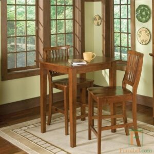 Set Meja Makan Minimalis 2 Kursi Tinggi