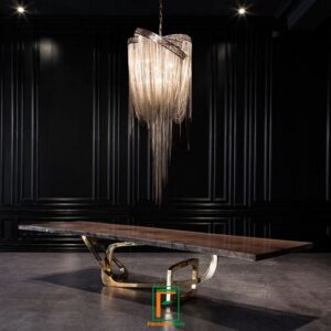 Kaki Meja Stainless Bentuk Rumit Semrawut