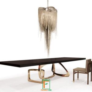 Kaki Meja Makan Stainless Berantakan Unik Ruwet